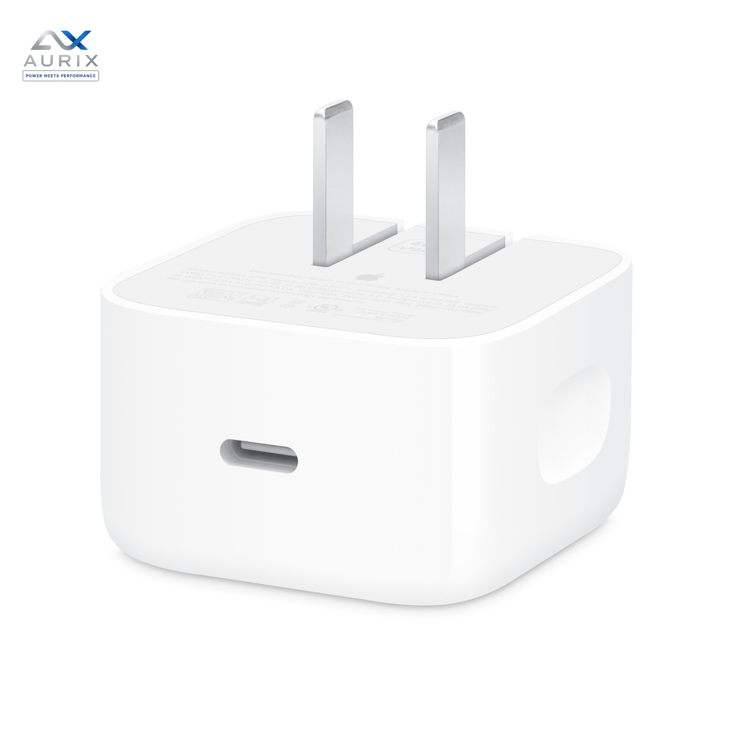 Apple 40W Dynamic Power Adapter with 60W Max | USB-C Fast Charging Wall Charger (Original)